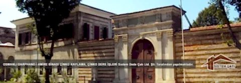 OSMANLI DARPHANE İ AMİRİ  - ÇİNKO ÇATI KAPLAMA